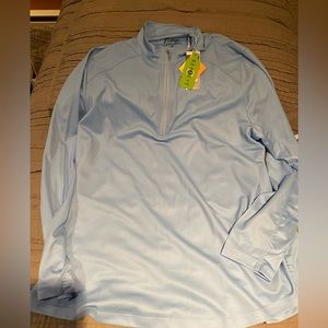 Fringe baby blue long sleeve